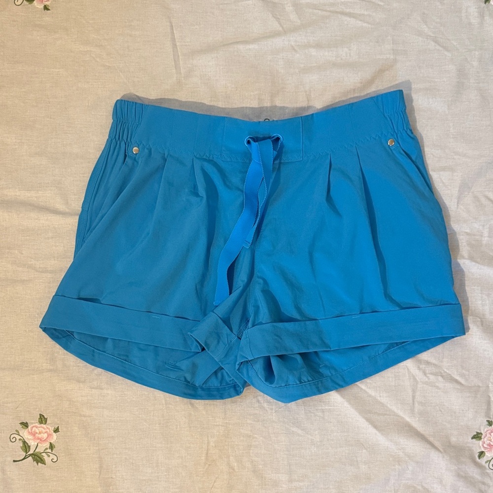 lululemon athletica Bright Blue Women's Athletic Shorts